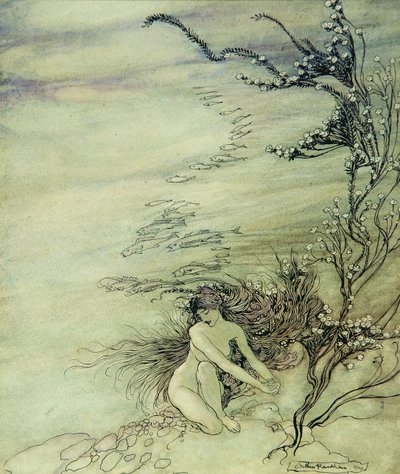 Rhine Maiden Lamenting, 1910 by Arthur Rackham